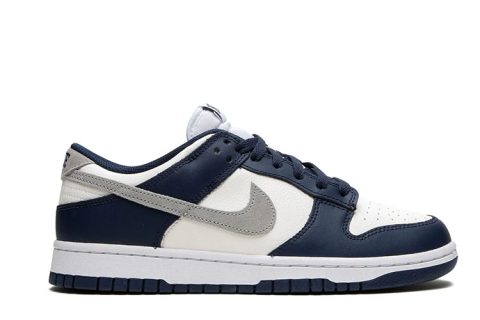 Nike Dunk Low Sneakers Donkerblauw-Wit