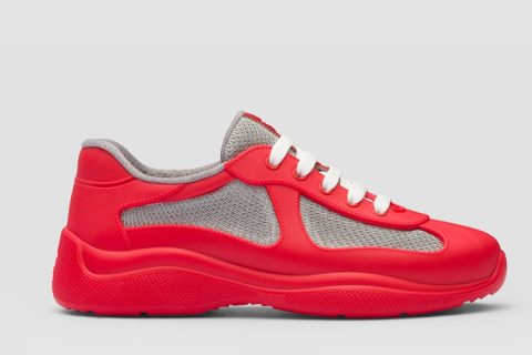 Prada America's Cup dames sneakers - Rood