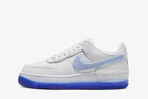 Nike Air force 1 Shadow Sneakers Wit-Blauw