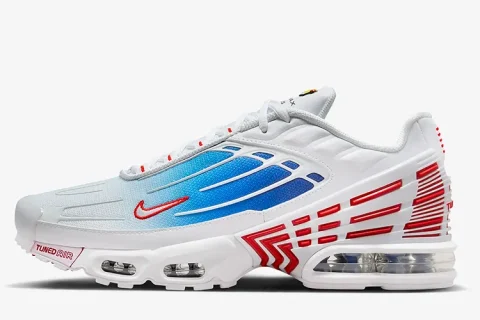 Nike Air Max Plus 3 Sneakers White-University Red