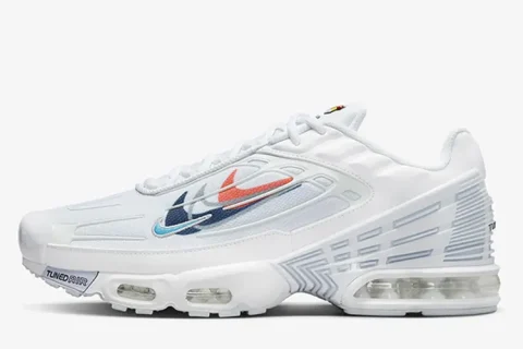 Nike Air Max Plus 3 Sneakers White-Bright Crimson