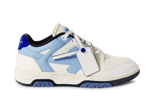 Off-White Out Of Office Low Sneaker Wit-Blauw