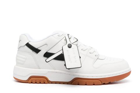 Off-White Out Of Office Low Sneaker Wit-Zwart