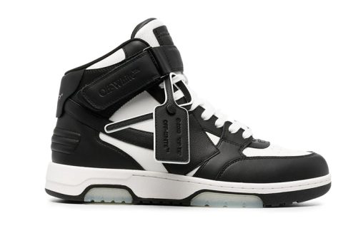 Off-White Out Of OOO Mid Sneaker Zwart-Wit