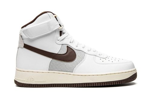 Nike Air Force 1 High 07 LV8 Sneakers Wit-Donkerbruin