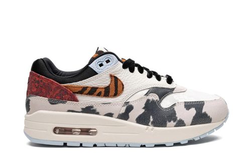 Nike Air Max 1 87 Tiger Swoosh Cow Print Sneakers