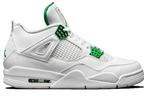 Nike Air Jordan 4 Retro Metallic Green Sneakers