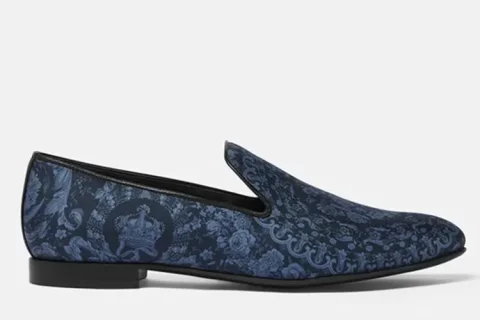 Versace Barocco Instappers Navy