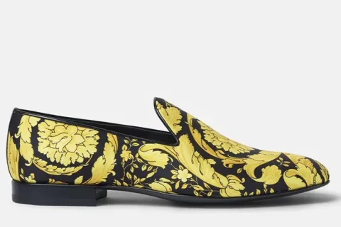 Versace Barocco Instappers Geel