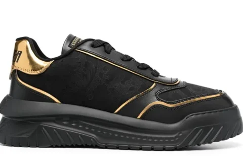 Versace Odissea Sneakers Zwart-Goud