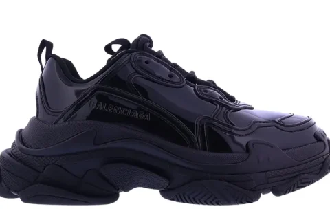 Balenciaga Triple S Sneaker Black Patent