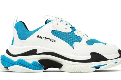 Balenciaga Triple S Sneaker White Carib Blue
