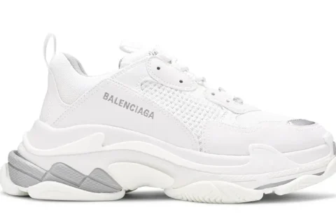 Balenciaga Triple S Sneaker White Metal Grey