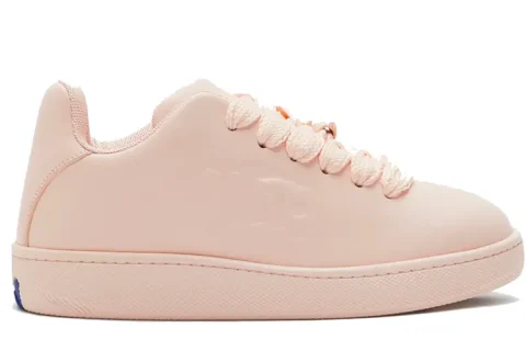 Burberry Leather Box Sneakers Lichtroze