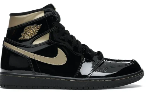 Nike Air Jordan 1 Retro High OG Black Metallic Gold