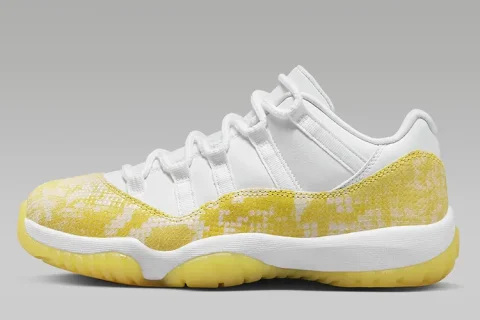Nike Air Jordan Retro 11 Sneakers Wit-Geel
