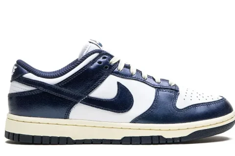 Nike Dunk Low Vintage Navy Sneakers
