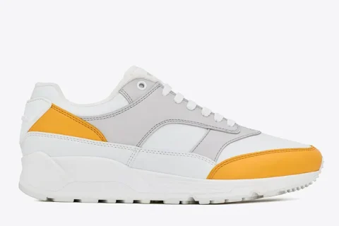 Yves Saint Laurent Bump Sneakers Lichtgrijs-Wit