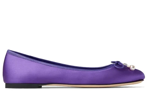 Jimmy Choo Elme Ballerina Paars Jimmy Choo Elme Ballerina Paars