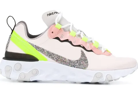 Nike React Element 55 PRM Sneakers Lichtroze