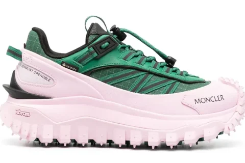 Moncler Trailgrip GTX Sneakers Groen-Roze