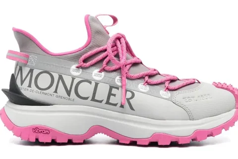 Moncler Trailgrip Lite 2 Sneakers Grijs-Roze