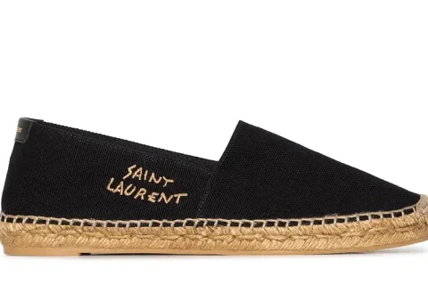 Yves Saint Laurent Espadrille Instapper Zwart