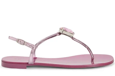 Giuseppe Zanotti Anthonia Sandalen Metallic Pink Giuseppe Zanotti Anthonia Sandalen Metallic Pink