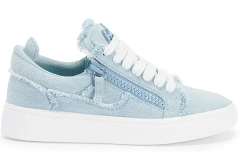 Giuseppe Zanotti GZ94 Sneaker Denim Blauw
