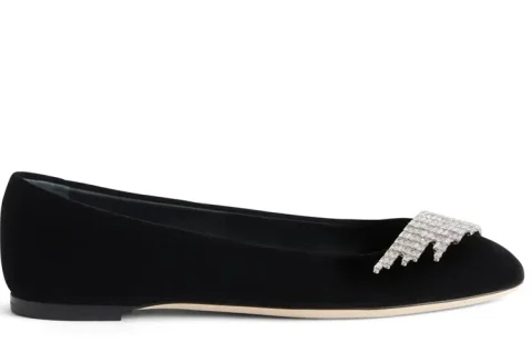 Giuseppe Zanotti Iveery Ballerina Zwart Giuseppe Zanotti Iveery Ballerina Zwart