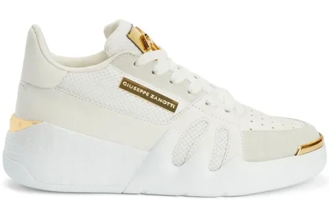 Giuseppe Zanotti Talon Sneakers Wit-Goud