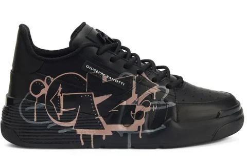 Giuseppe Zanotti Talon Sneakers Zwart-Beige