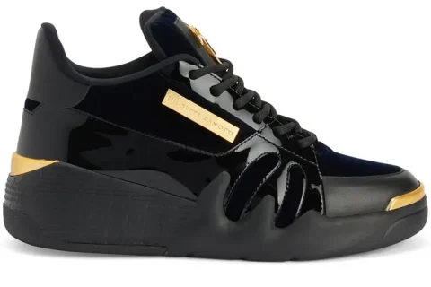 Giuseppe Zanotti Talon Sneakers Zwart-Goud