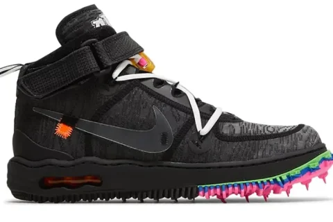 Nike Air Force 1 Mid Off-White Black Sneakers