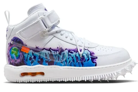 Nike Air Force 1 Mid Off-White SP Graffiti Sneakers