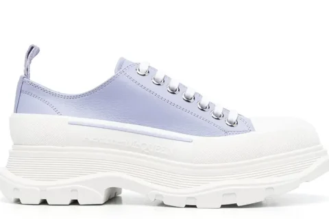 Alexander McQueen Tread Slick Sneakers Lila-Wit