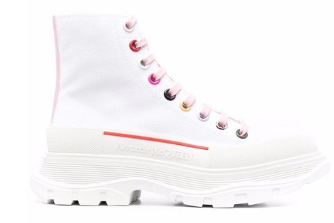 Alexander McQueen Tread Slick Sneakers Wit-Multicolor