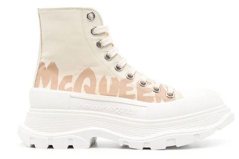 Alexander McQueen Tread Slick Sneakers Lichtroze