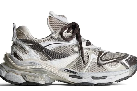 Balenciaga Runner 2.0 Sneakers Bruin-Wit