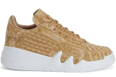 Giuseppe Zanotti Talon Sneakers Bruin-Wit