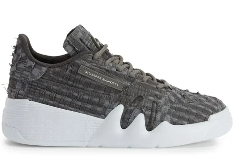 Giuseppe Zanotti Talon Sneakers Grijs-Wit