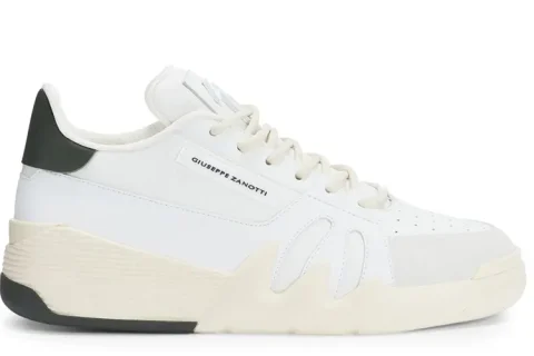 Giuseppe Zanotti Talon Sneakers Wit-Donkergroen
