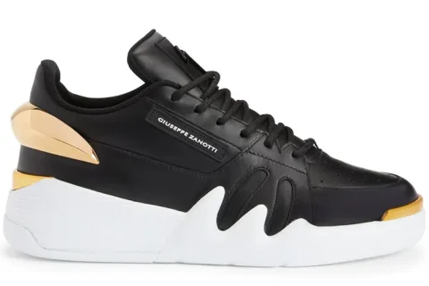 Giuseppe Zanotti Talon Sneakers Zwart-Goud