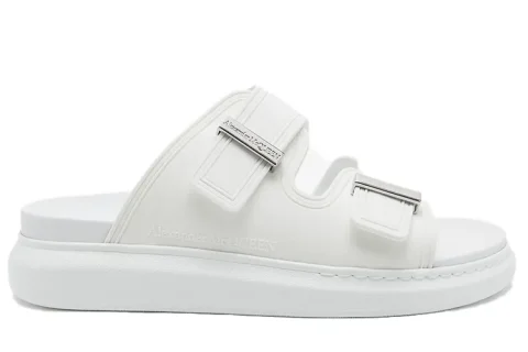 Alexander McQueen Hybride Slippers Wit