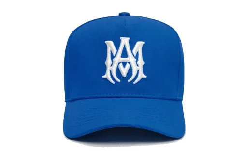 Amiri Full Canvas MA Honkbalpet Blauw