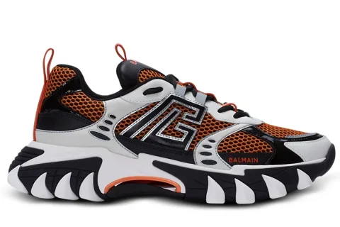 Balmain B-East Sneakers Wit-Zwart