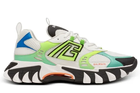 Balmain B-East PB Sneakers Wit-Multicolor