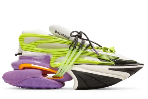 Balmain Unicorn Low Sneakers Multicolor