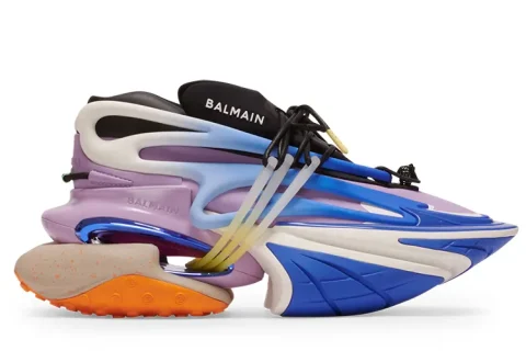 Balmain Unicorn Low Sneakers Multicolor