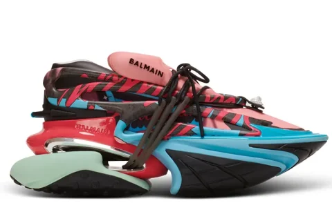 Balmain Unicorn Low Sneakers Multicolor
